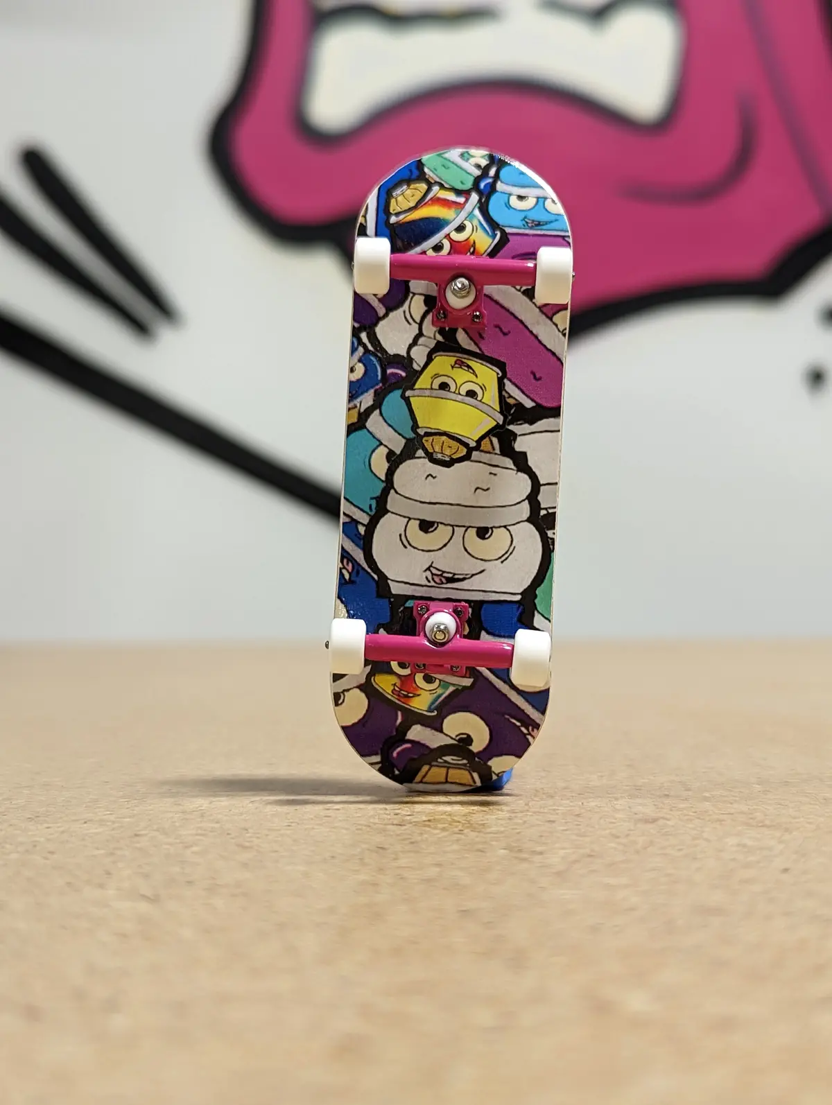 32Mm Heat Transfer Graphic Complete + 71D Apex Wheels - "Bubble Bushing Collage" 1