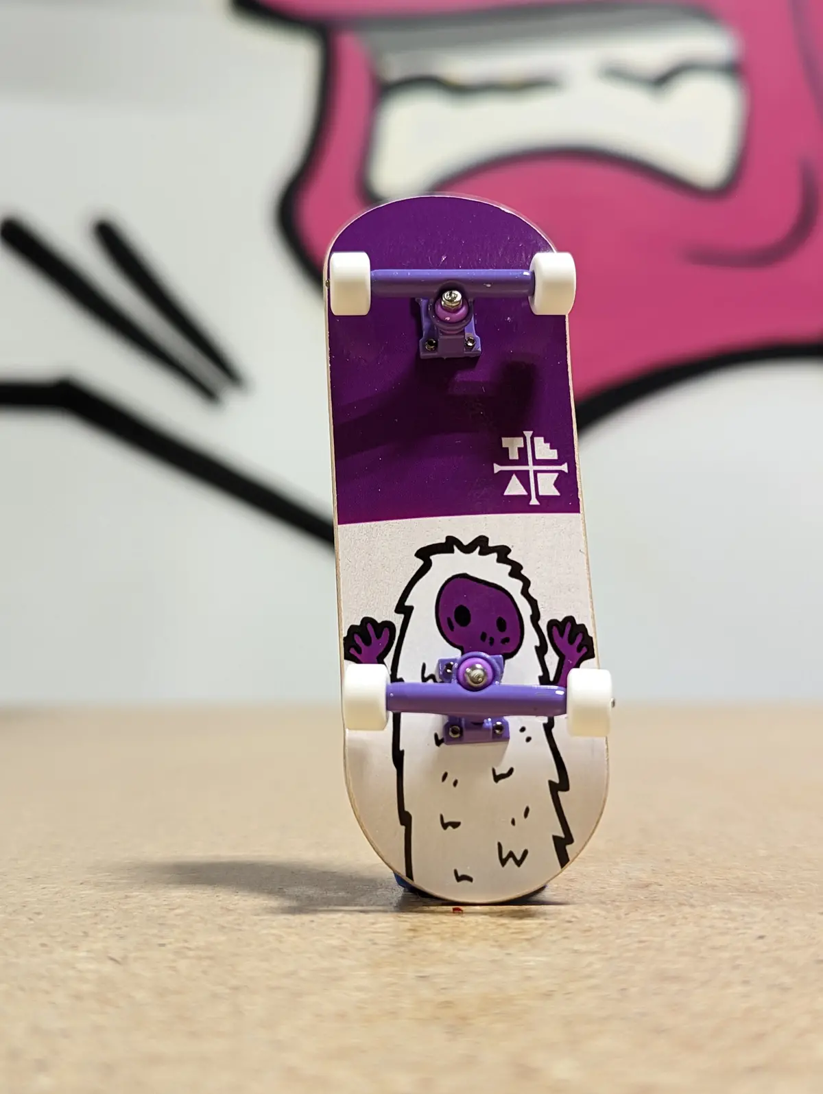 32Mm Heat Transfer Graphic Complete + 71D Apex Wheels - "Purple Yeti" 1