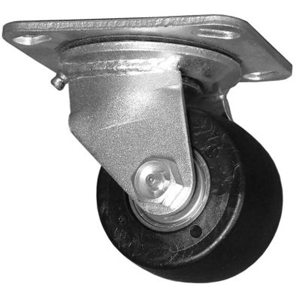 3" X 1-13/16" Maxrok Heavy Duty Machine Swivel Caster 1200 Lbs. Cap. 1