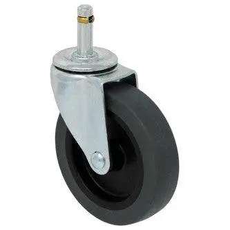 4" X 1" Thermo-Pro Wheel Swivel Grip Ring Stem Caster - 125 Lbs. Capacity 1