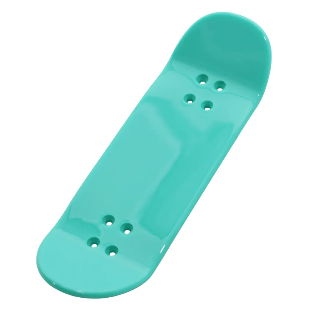 33.6Mm Flatface X Duck Decks D16 Fingerboard Deck - Turquoise Colorway 1