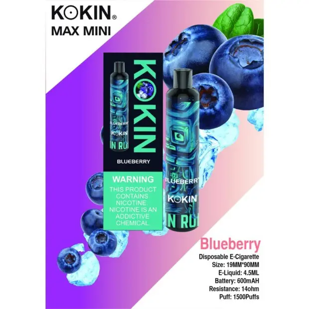 Cigarros Digitais Descartaveis (Pod) Kokin Vape 8