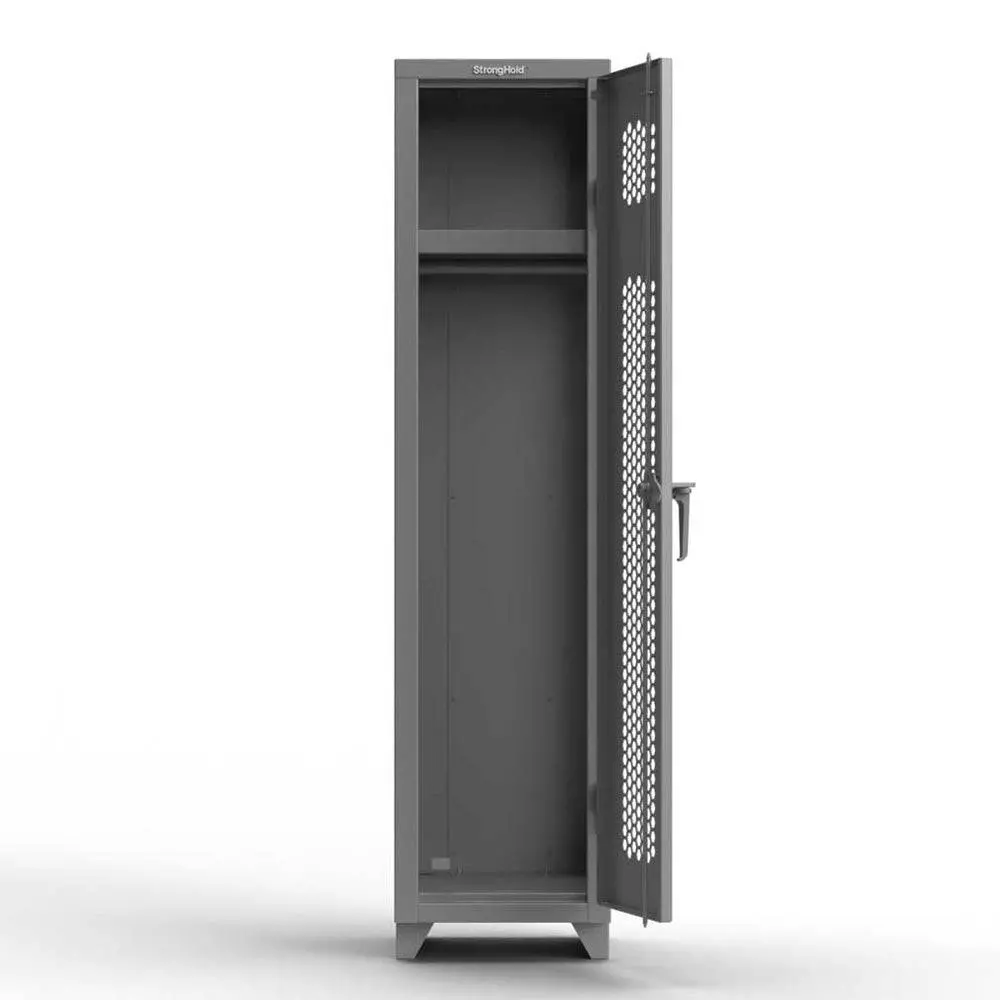Extra Heavy Duty 14 Ga Ventilated Locker With Shelf And Hanger 1