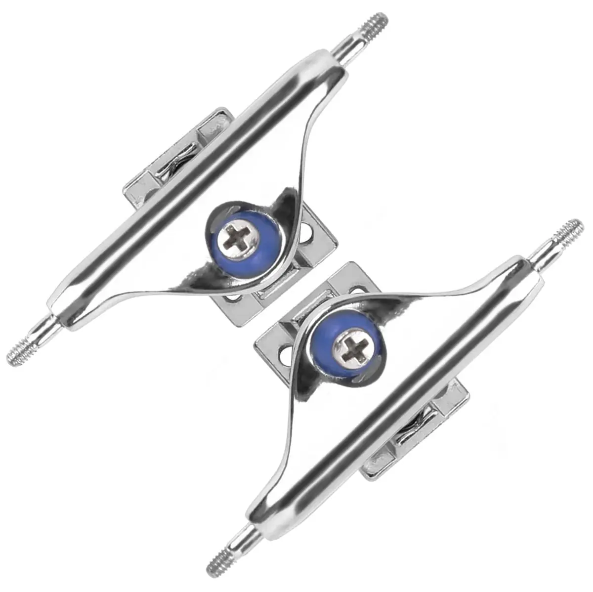 34Mm Obsius Pro Fingerboard Trucks - Silver Chrome Colorway 1