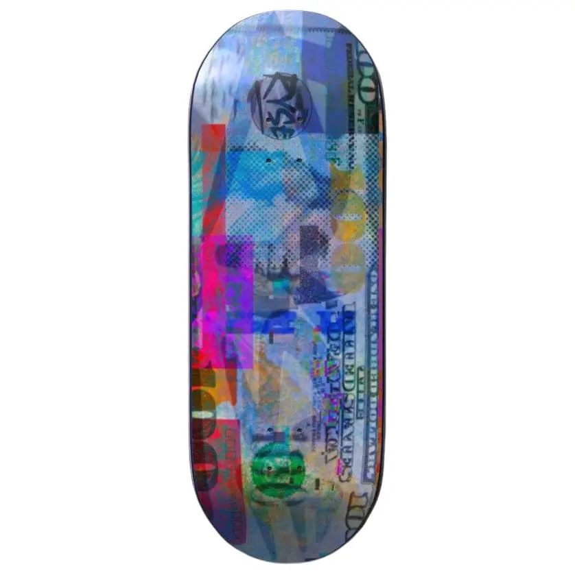 32Mm Ryse Fingerboard Deck - "American 100 Bill" Graphic 1