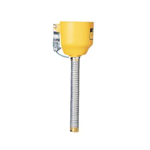 Funnel With Galvanized Hose For Type I Steel Safety Cans, 1" Od 1