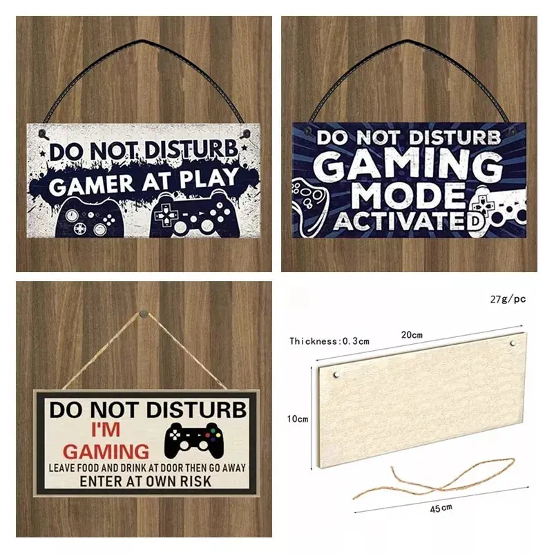Placa De Porta Gamer 1