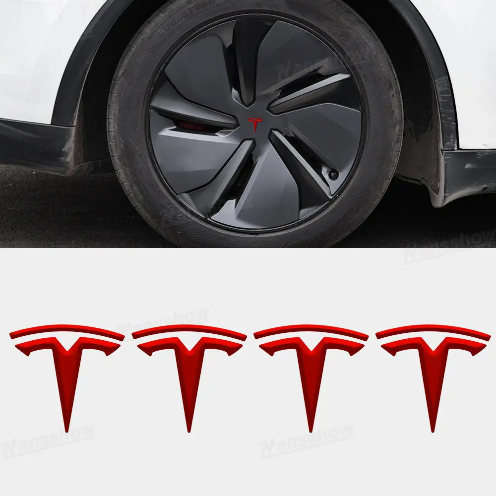 Model Y Juniper/3 Highland 3D Wheel Hub Center Cap Emblem 4Pcs 1