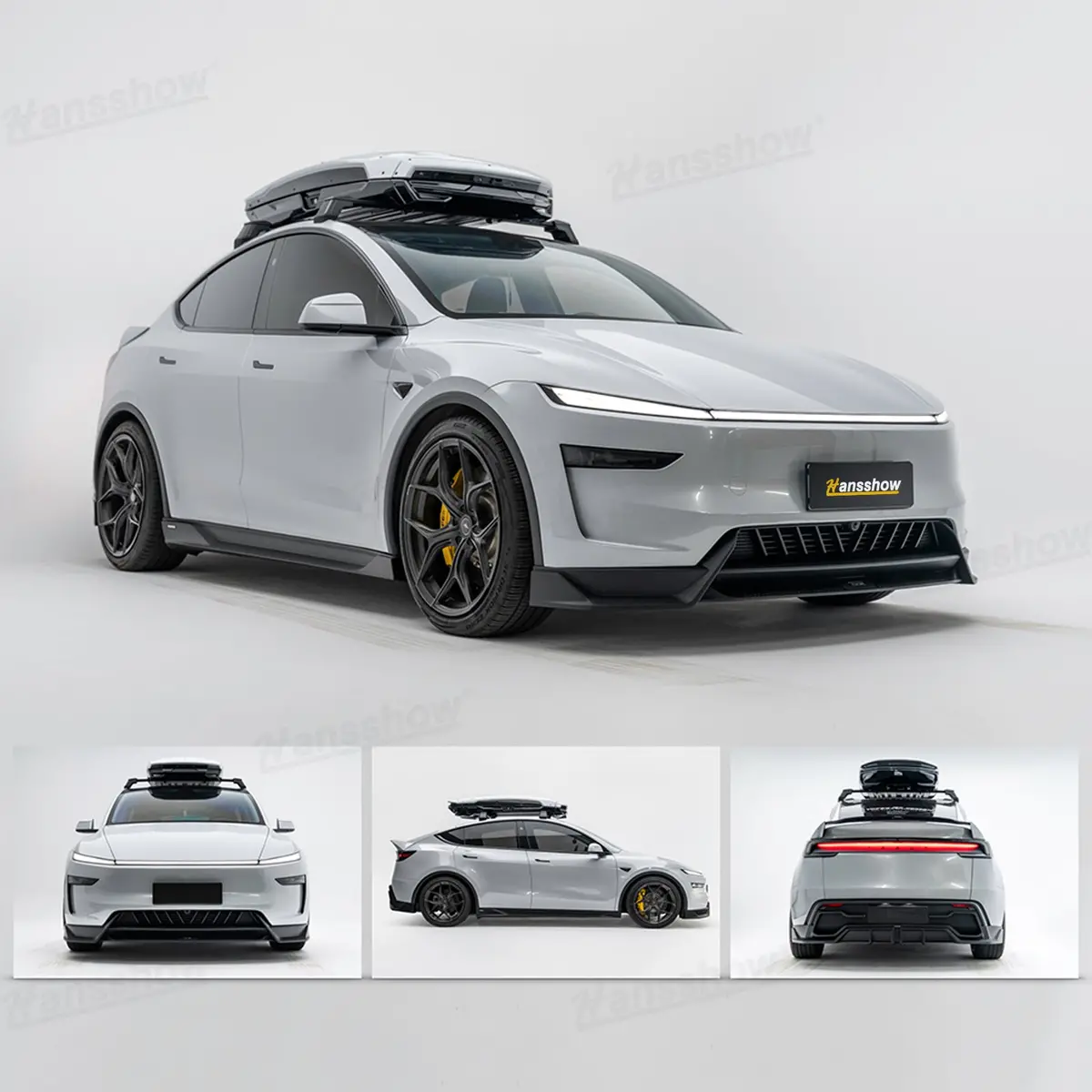 Model Y Juniper Abs Body Kit Performance Style Front Lip & Side Skirts &... 1