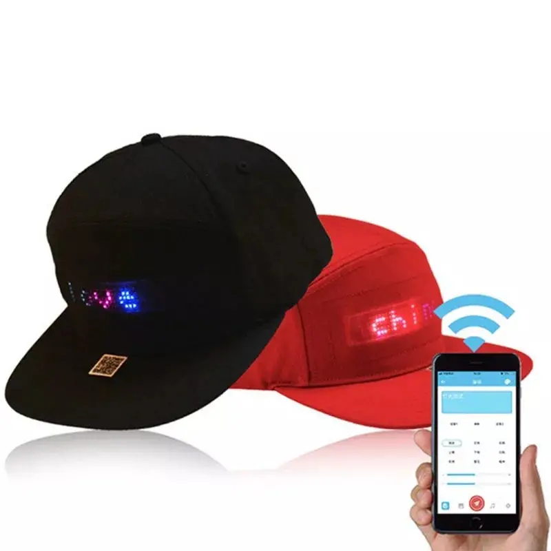 Chapéu Unissex Com Led E Bluetooth 1