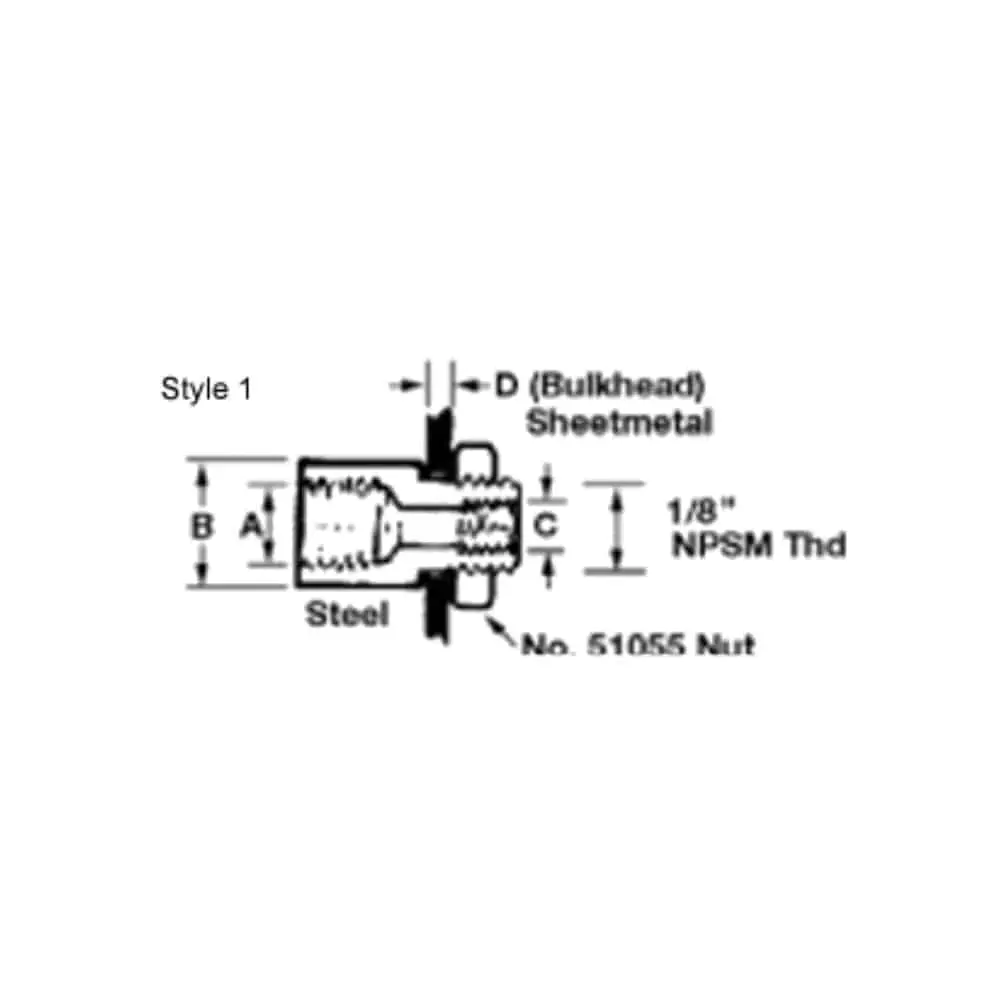 Bulkhead Adapter 1