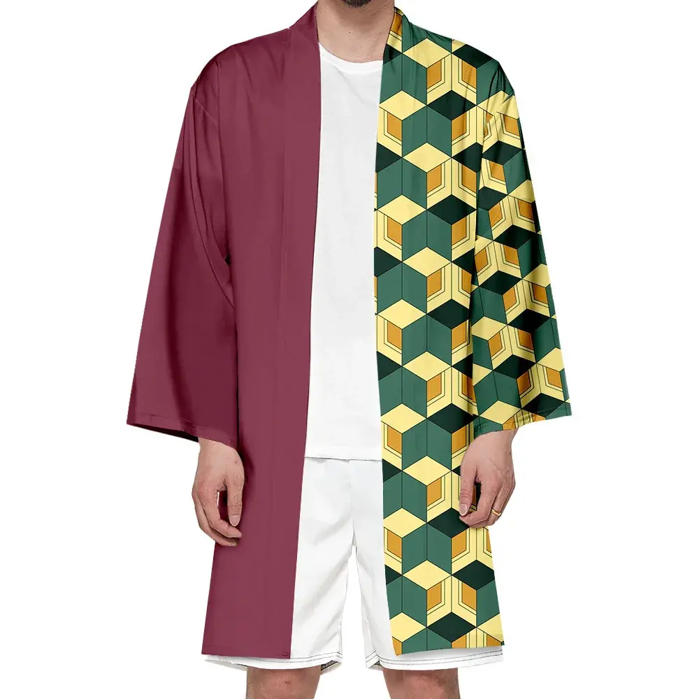 Kimono Comprido Demon Slayer -Cosplay 1