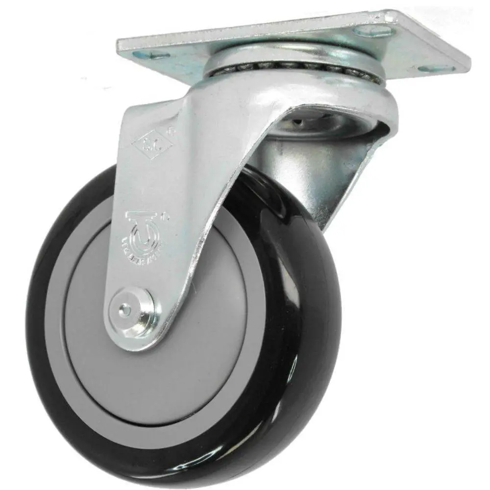 5" X 1-1/4" Poly-Pro Wheel Swivel Caster - 300 Lbs. Capacity 1