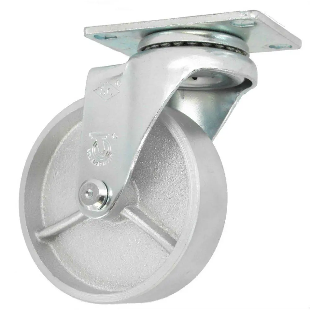 5" X 1-1/4" Semi-Steel Wheel Swivel Caster - 300 Lbs. Capacity 1