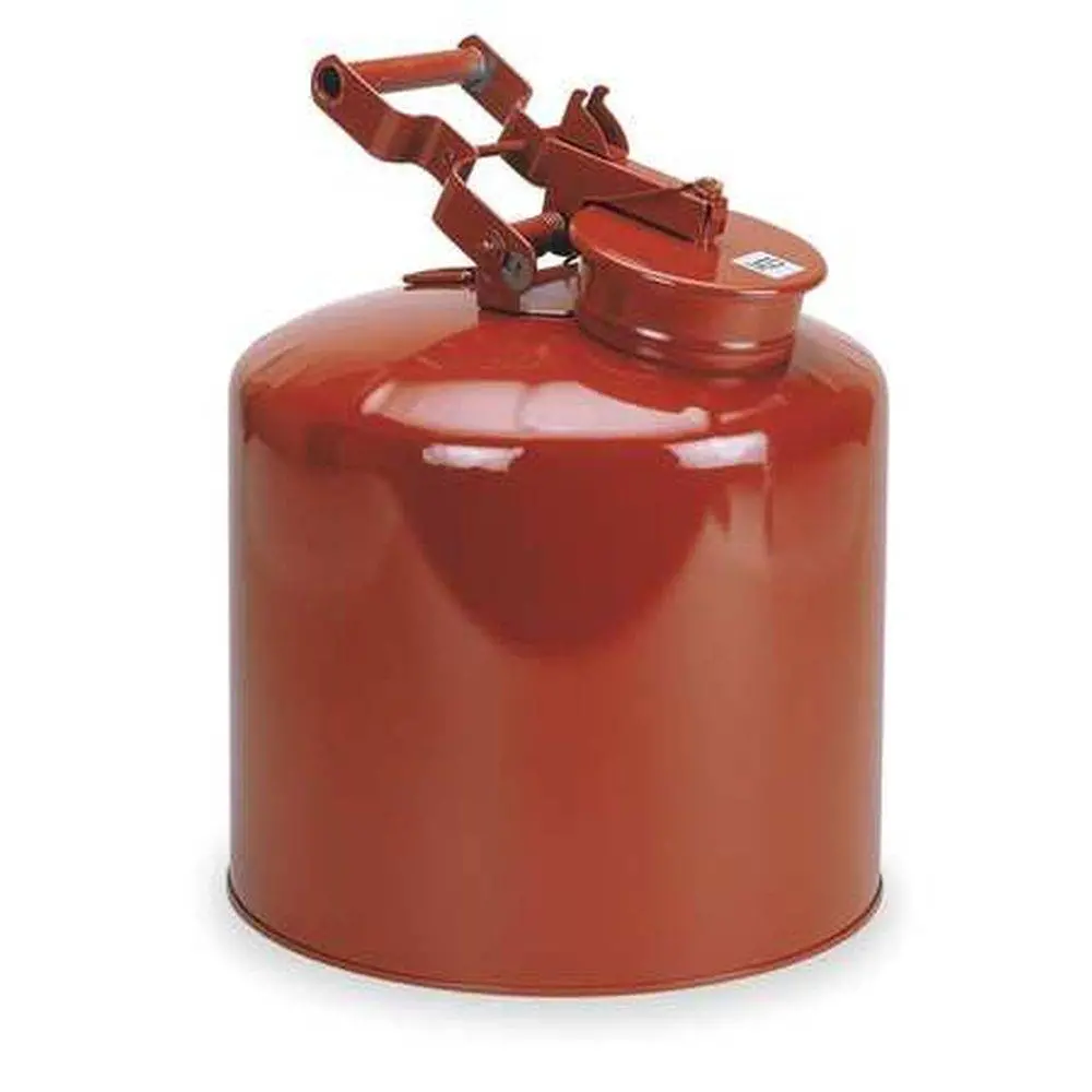 Disposal Can 5 Gal. Galvanized Steel Red 1