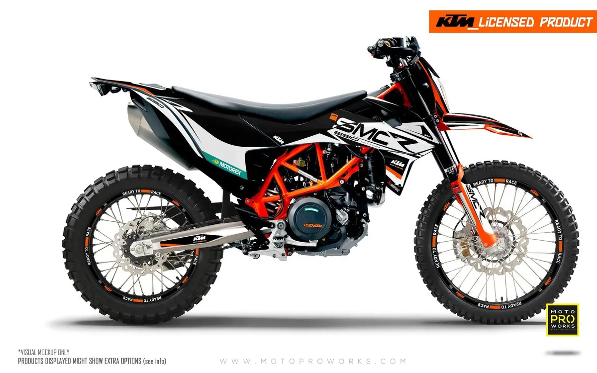 Ktm 690 Enduro Graphics - "Racer" (Black) 1