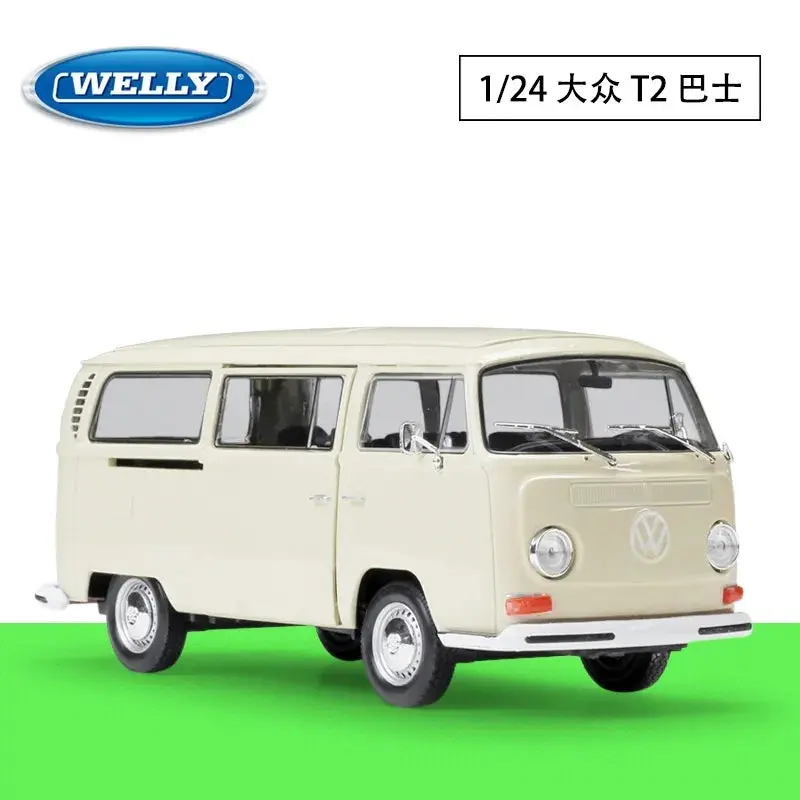 Carro Colecionável 1963 Volkswagen T1 Bus 1:24 1