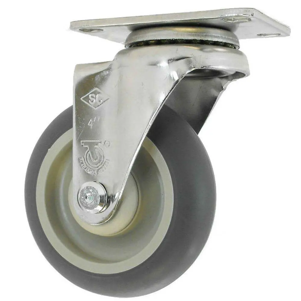 4" X 1-1/4" Thermo-Pro Wheel Swivel Caster Stainless Steel - 250 Lbs. Capacity 1