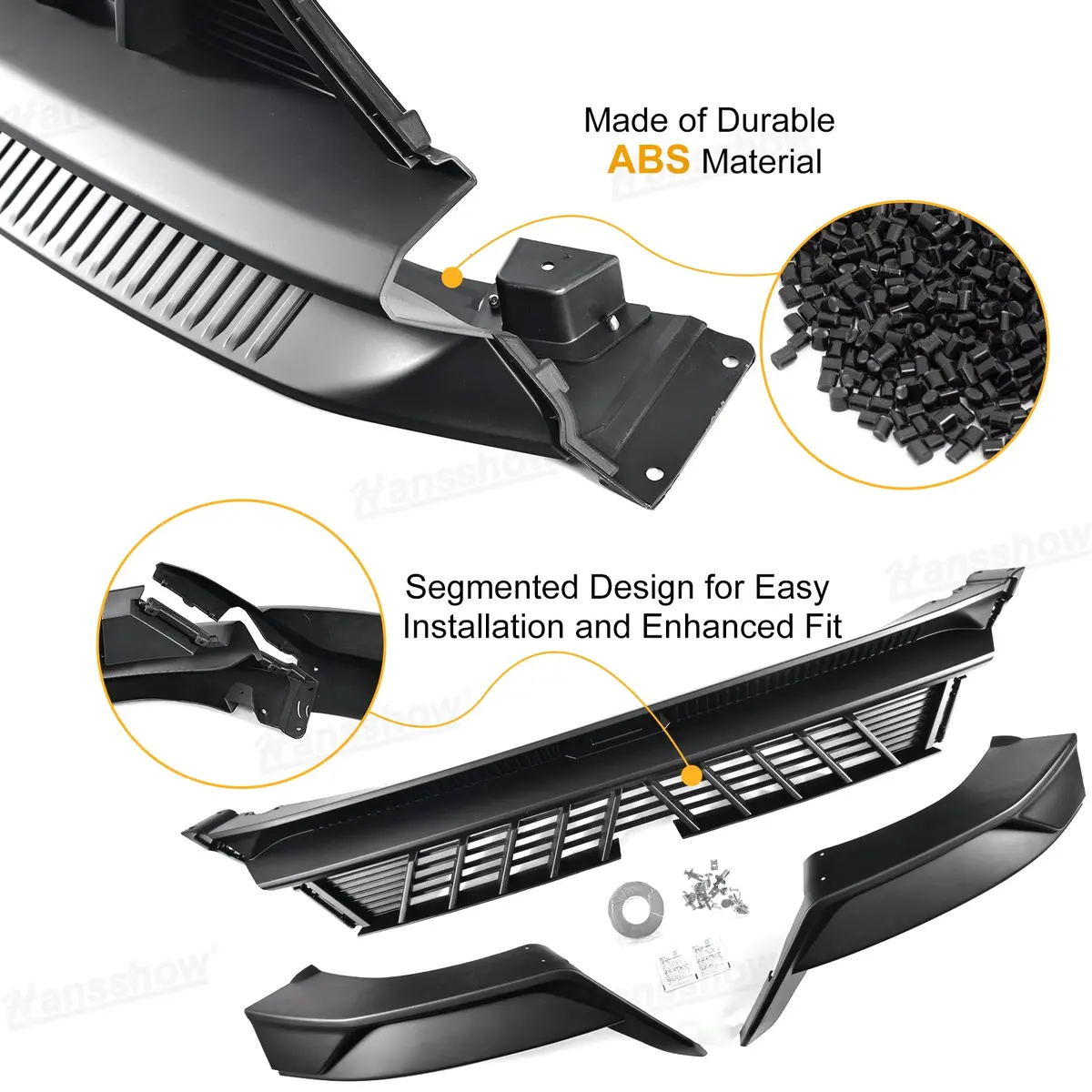 Model Y Juniper Abs Body Kit Performance Style Front Lip & Side Skirts &... 2