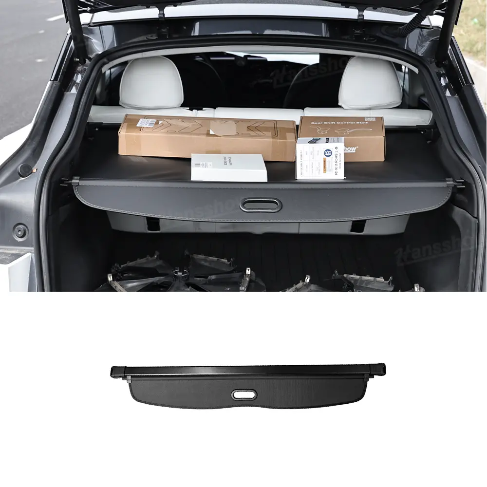 Model Y Juniper Trunk Retractable Cargo Privacy Cover Shielding Shade 1