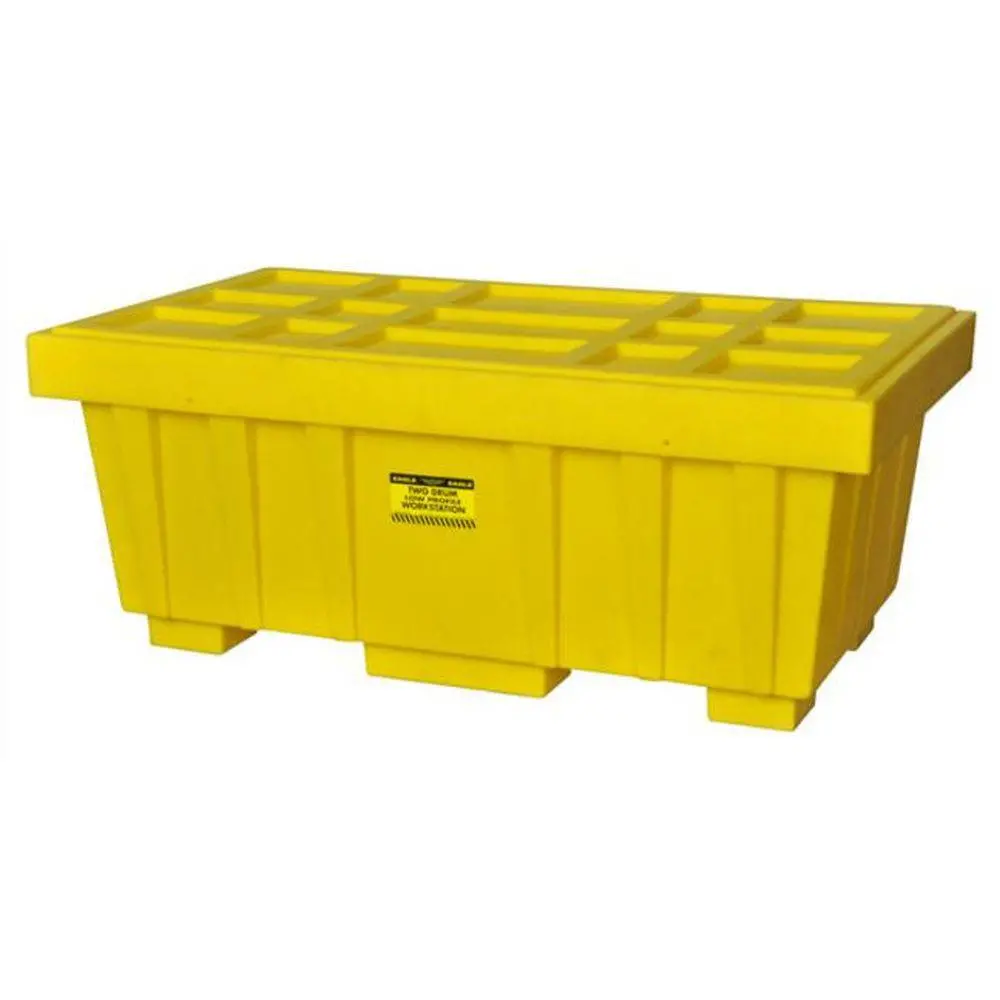 Spill Kit Box W/ Lid Yellow 110 Gallon 1