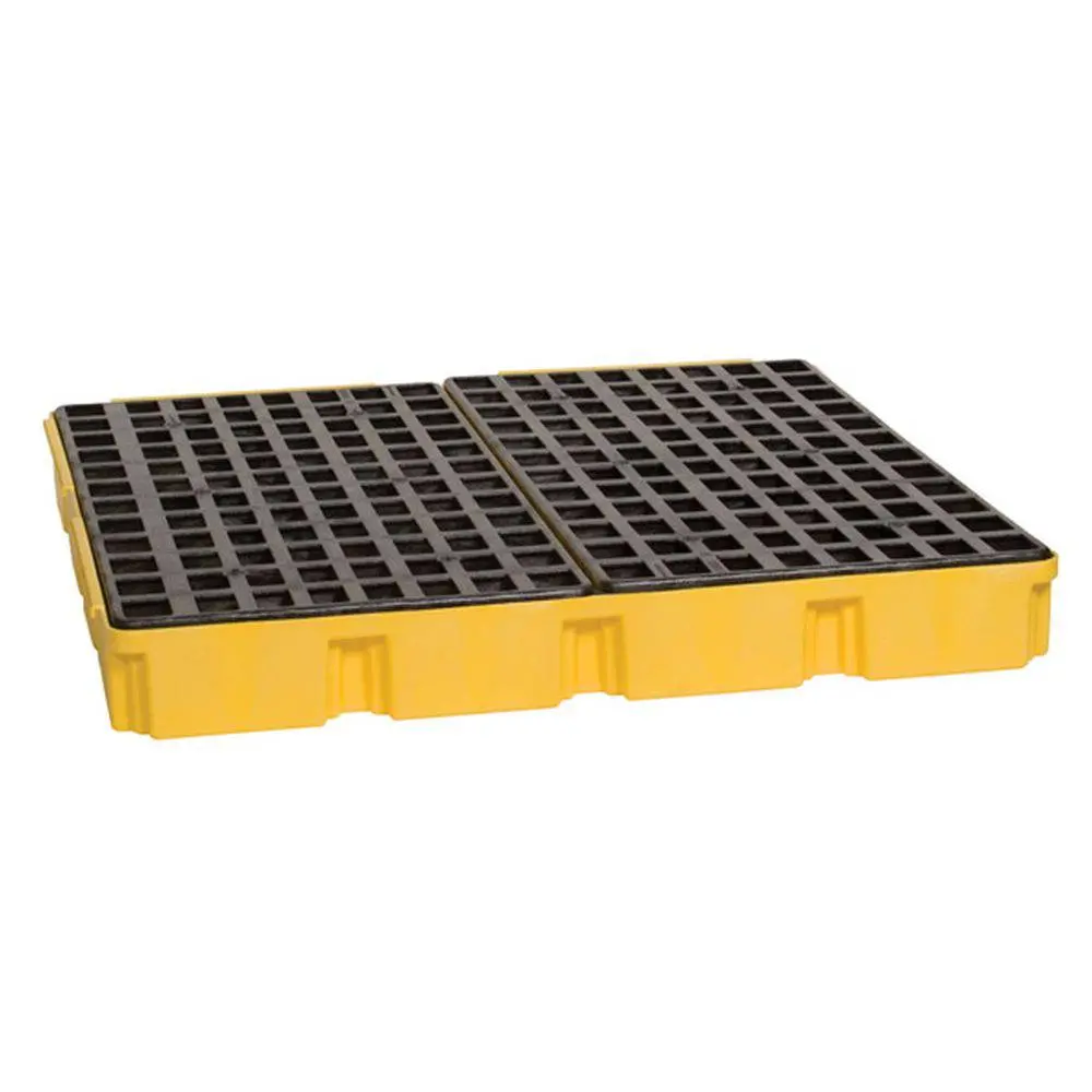 4 Drum Modular Platform Yellow W/ Drain 1