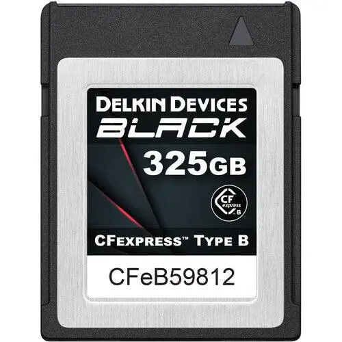 Delkin Devices 325Gb Black Cfexpress Type B Memory Card 1