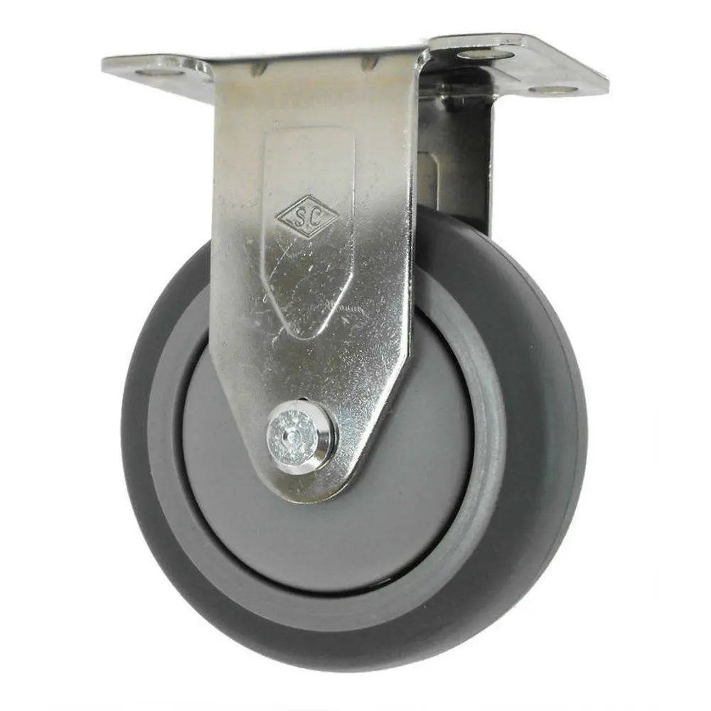 4" X 1-1/4" Thermo-Pro Wheel Rigid Caster S.S. - 250 Lb Capacity 1
