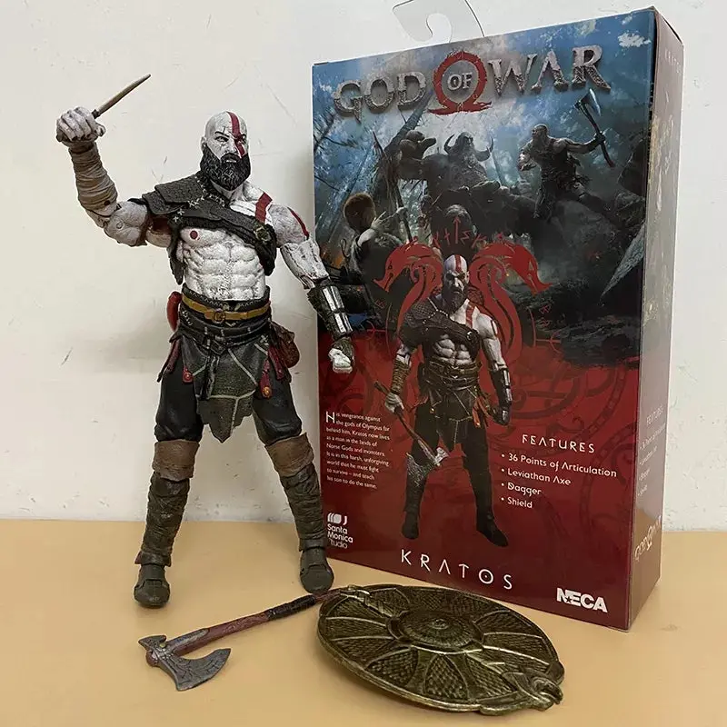 Figura De Ação Kratos (Gow 2018) - God Of War 1