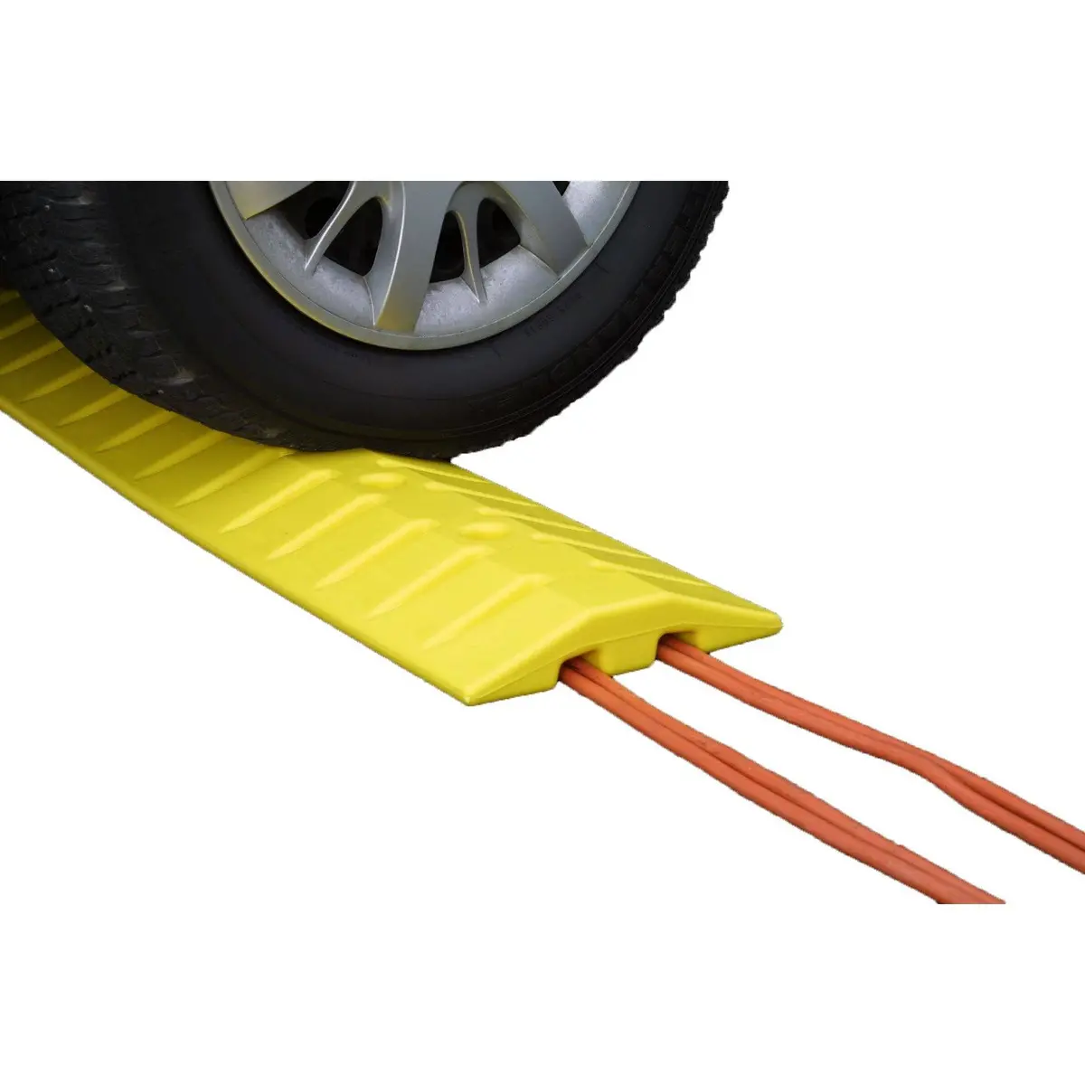 Speed Bump Cable Guard Yellow 1