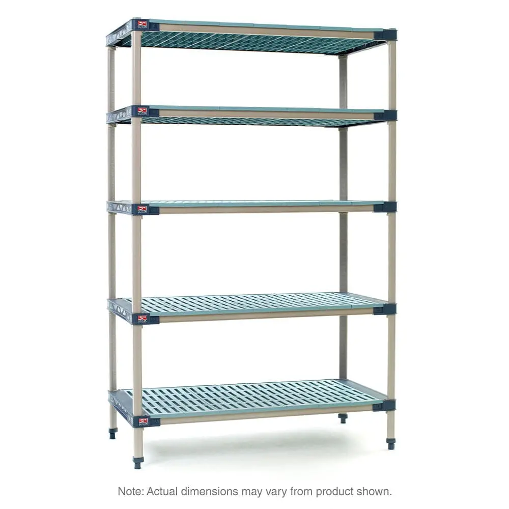 Metromax 4 - 5-Shelf Plastic Industrial Shelving Starter Unit 1