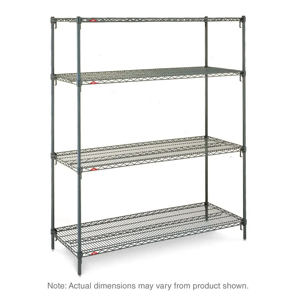 Metro - Super Adjustable Super Erecta 4-Shelf Industrial Wire Shelving Starter Unit 1