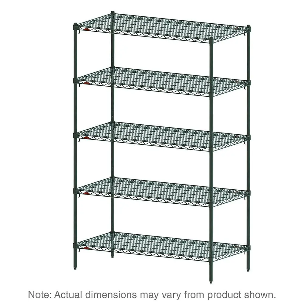 Metro - Super Adjustable Super Erecta 5-Shelf Industrial Wire Shelving Starter Unit 1