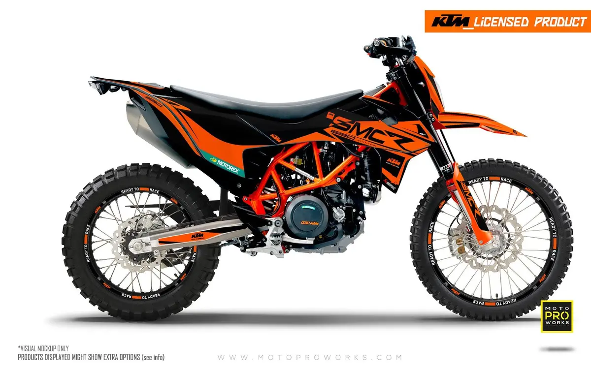 Ktm Graphics - 690 Smc-R "Racer" (Black/Orange) 2