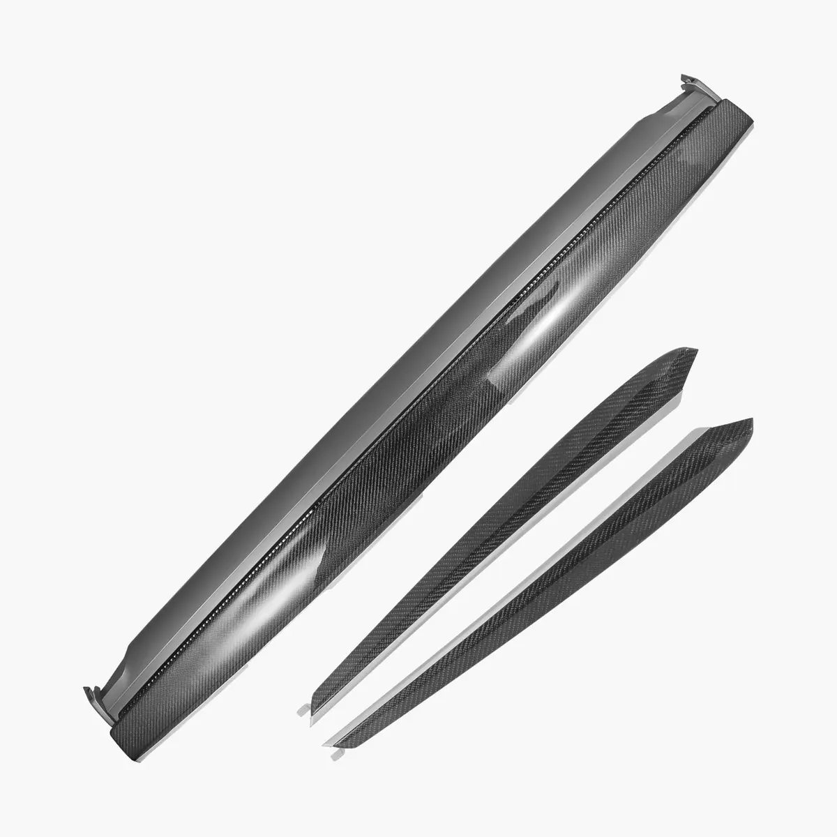 Model Y/3 Real Carbon Fiber Dashboard Trim Panel Replacement Kit 1