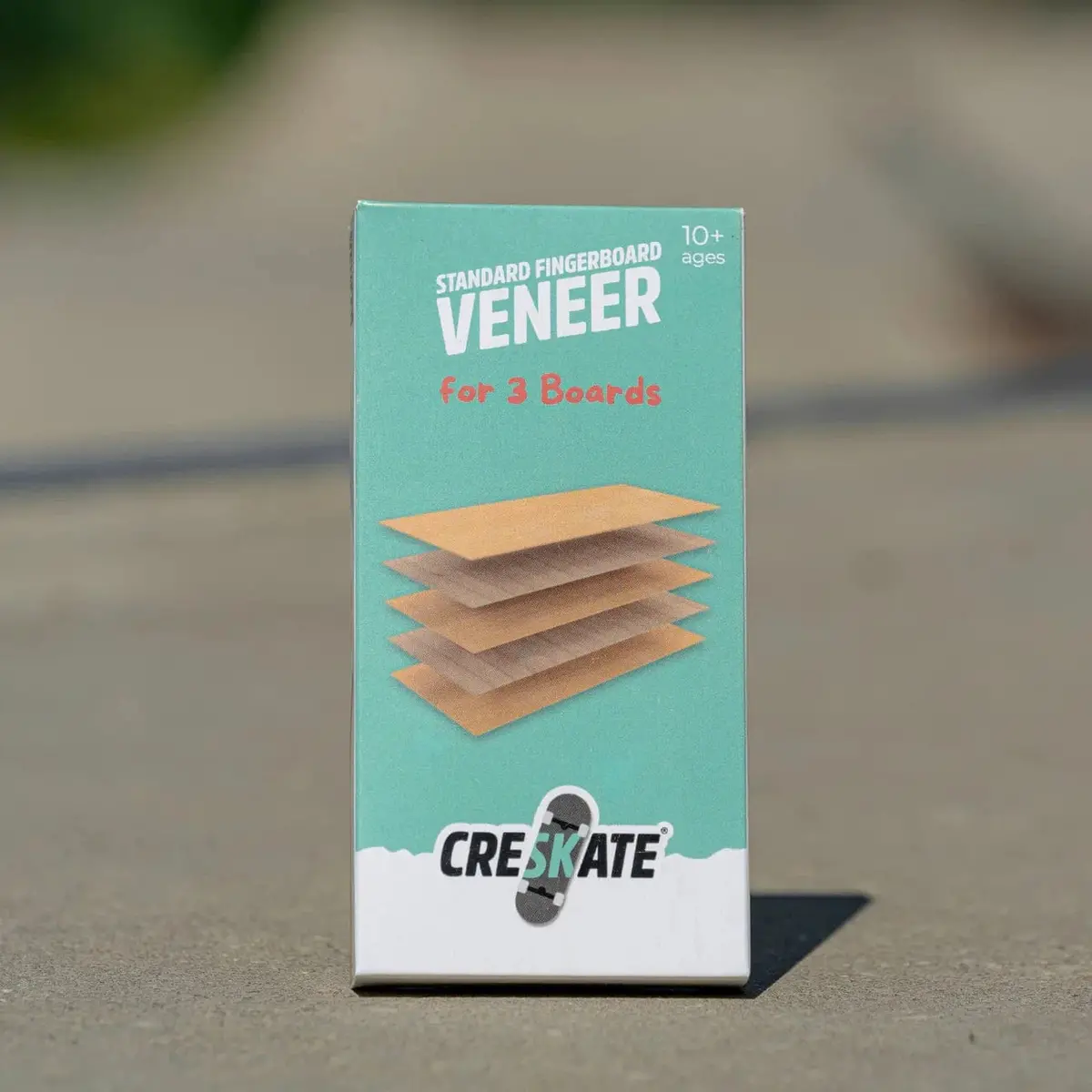Standard Fingerboard Veneer Pack For 3 Boards - Maple/Beech Veneer By Creskate 2