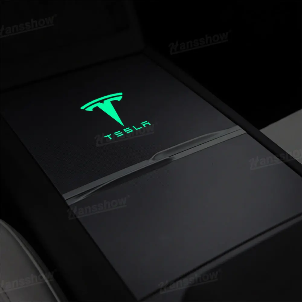 Model Y Juniper/3 Highland Center Console Vinyl Wrap Logo Sticker 1