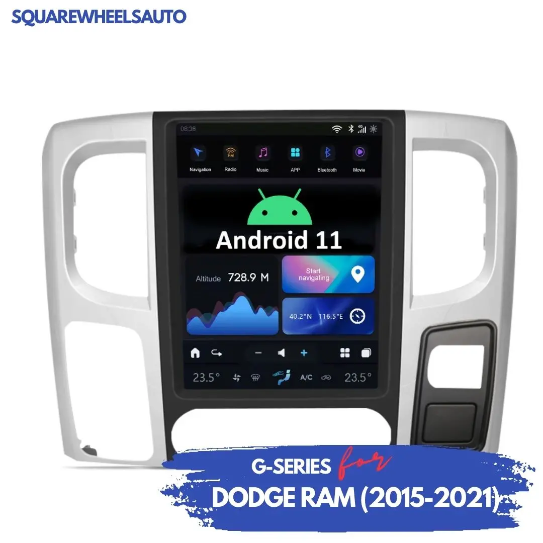 Dodge Ram (2013–2019) Android Head Unit | Squarewheels G-Series 1