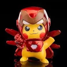 Figurinha De Ação Pikachu Homem De Ferro - One Piece - Pokemon 1