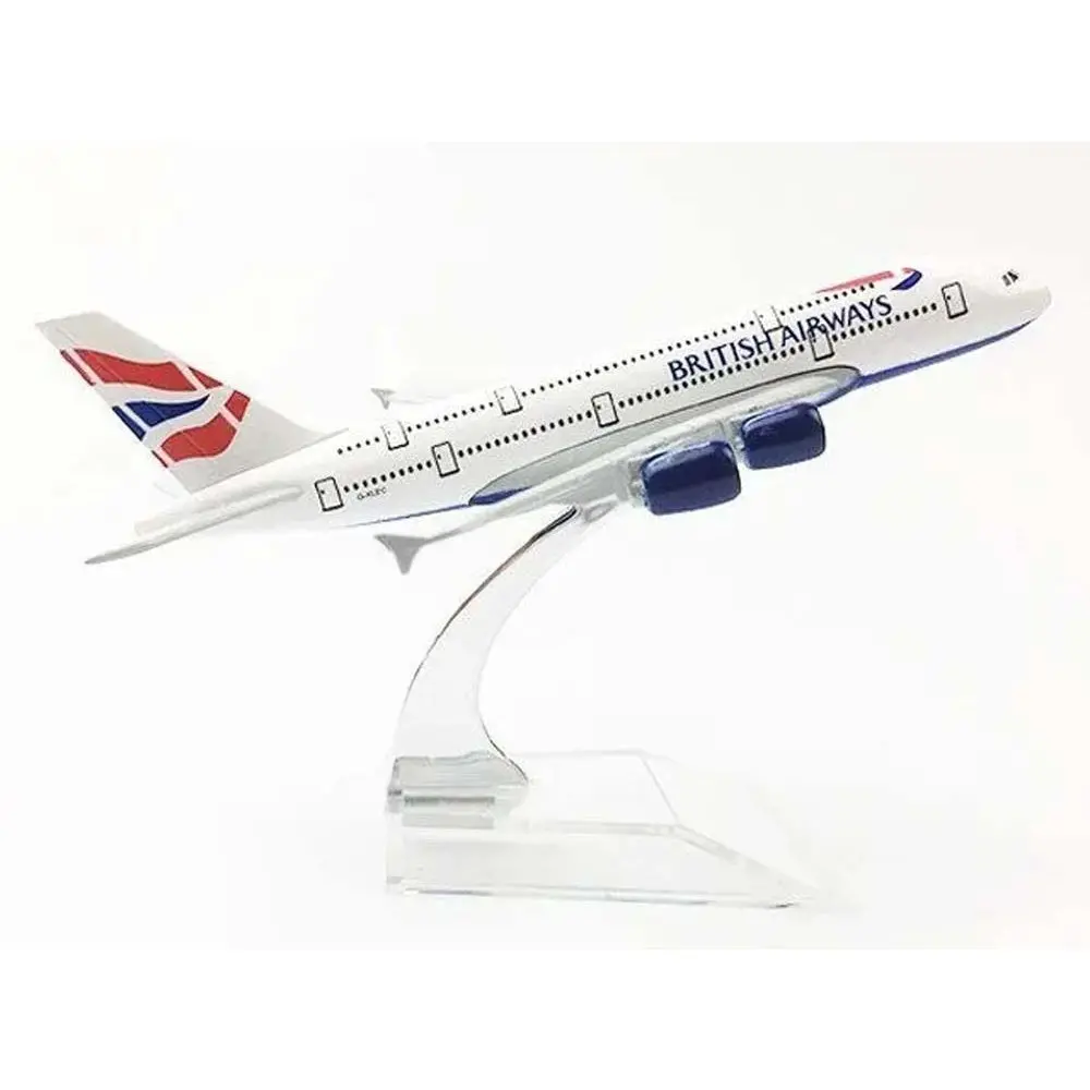 Avião Colecionável British Airways A380 Escala 16 Cm 1