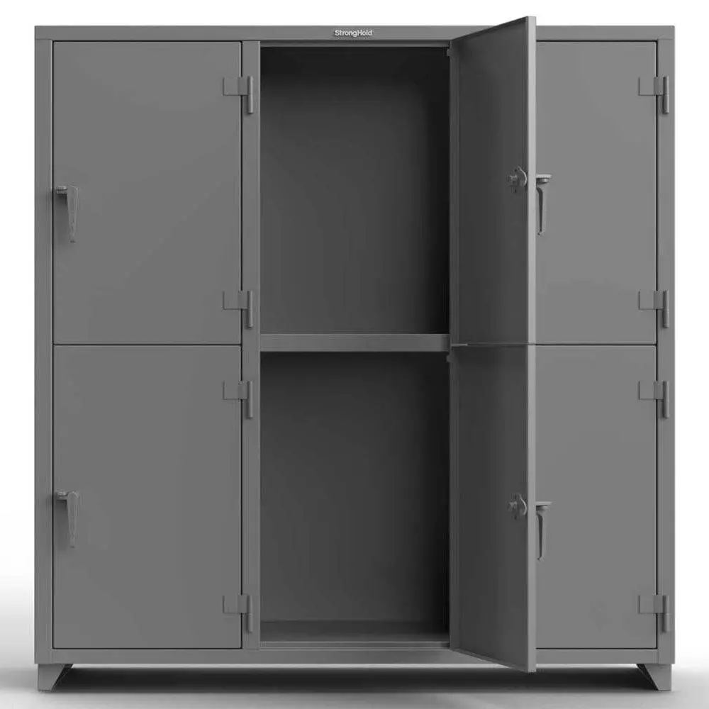 Extra Heavy Duty 14 Ga Double-Tier Locker 6