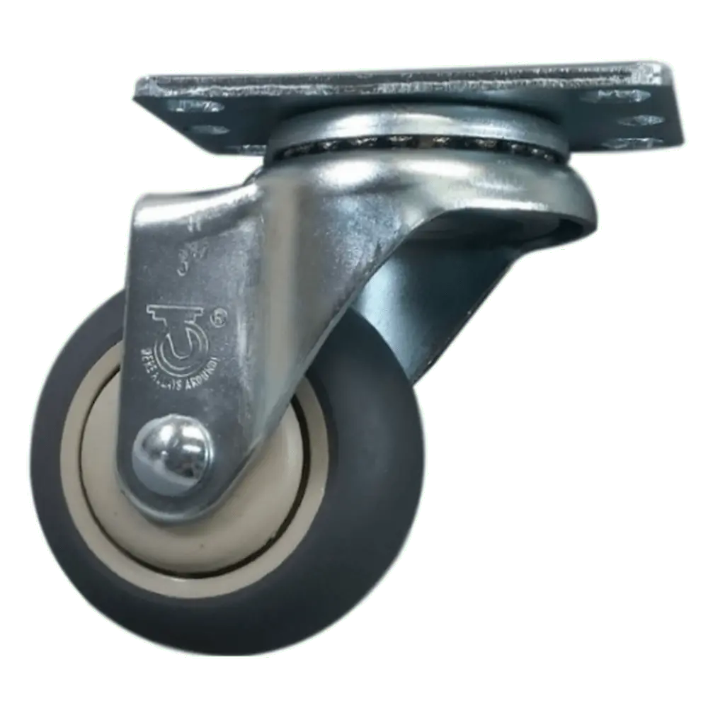 3" X 1-1/4" Thermo-Pro Wheel Gray/Beige - 210 Lbs. Capacity 1