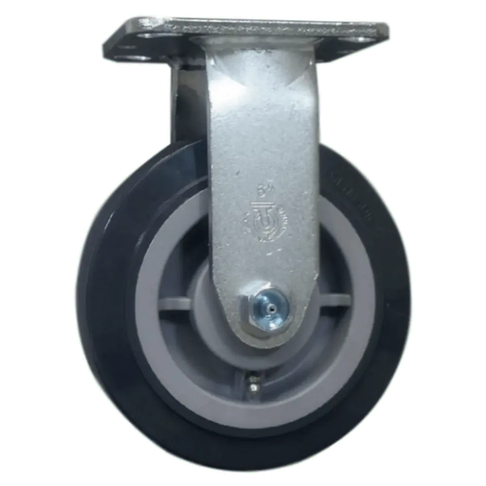 6" X 2" Polymadic Wheel Rigid Caster - 900 Lbs. Capacity 1