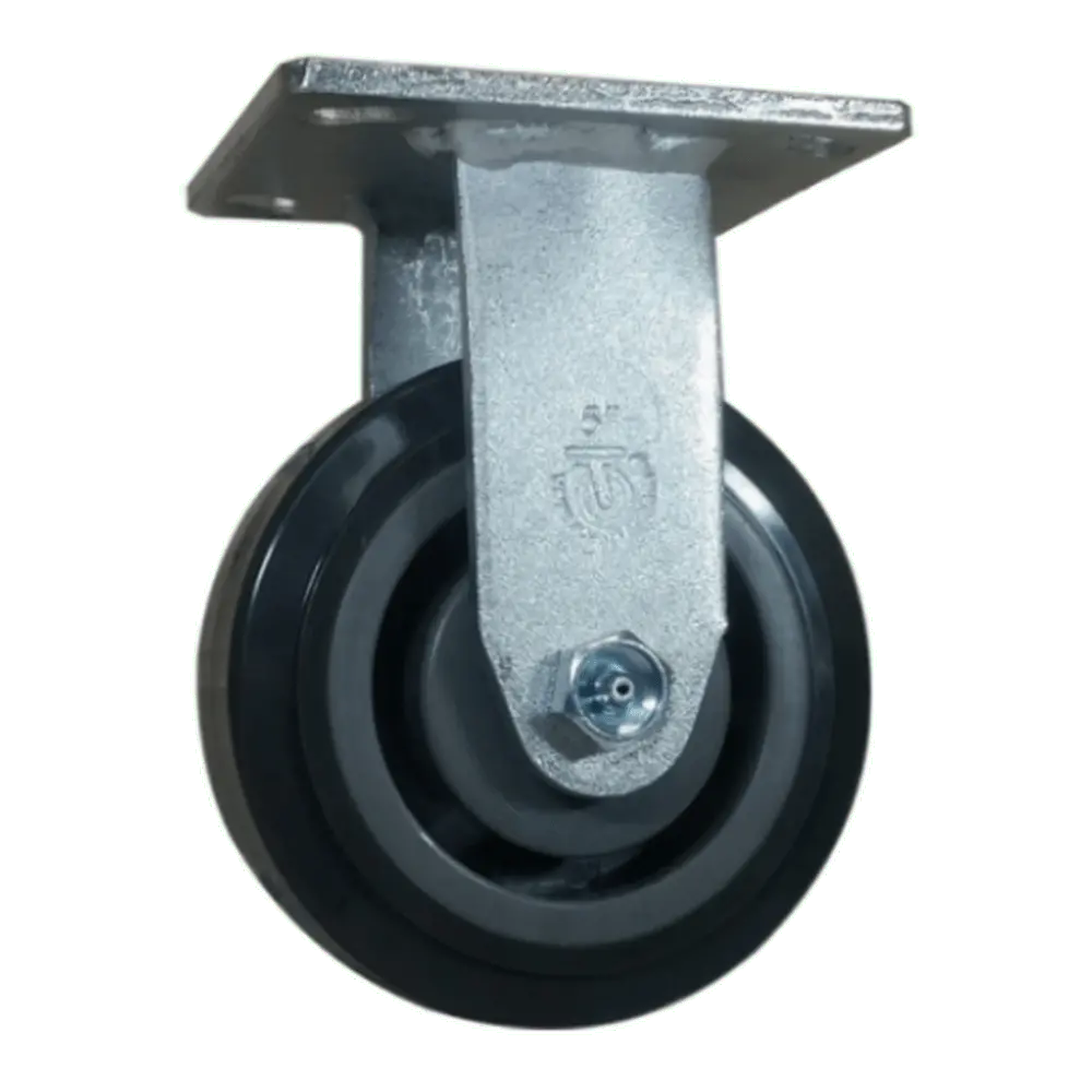 5" X 2" Polymadic Wheel Rigid Caster - 750 Lbs. Capacity 2