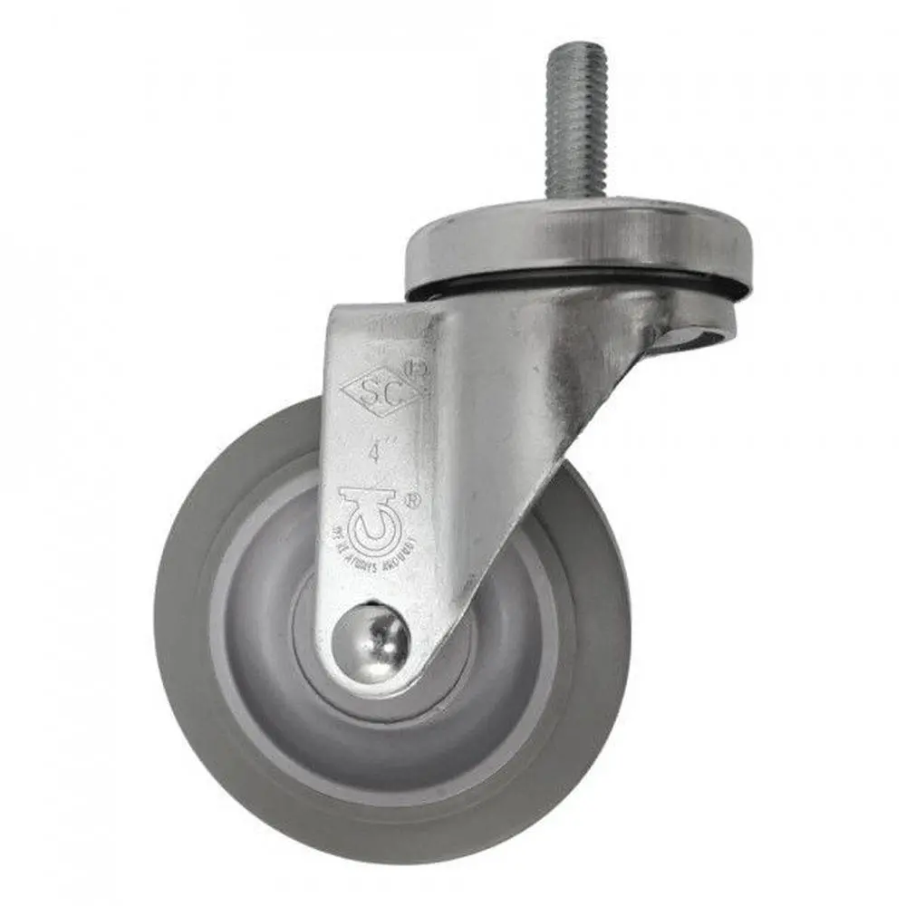 4" X 1-1/4" Nomadic Wheel Threaded Swivel Stem Caster (1/2") - 260 Lbs. Cap. 1