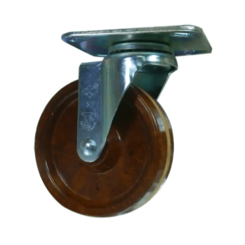 5" X 1-1/4" High Temp Phenolic Wheel Swivel Caster - 300 Lbs. Capacity 1