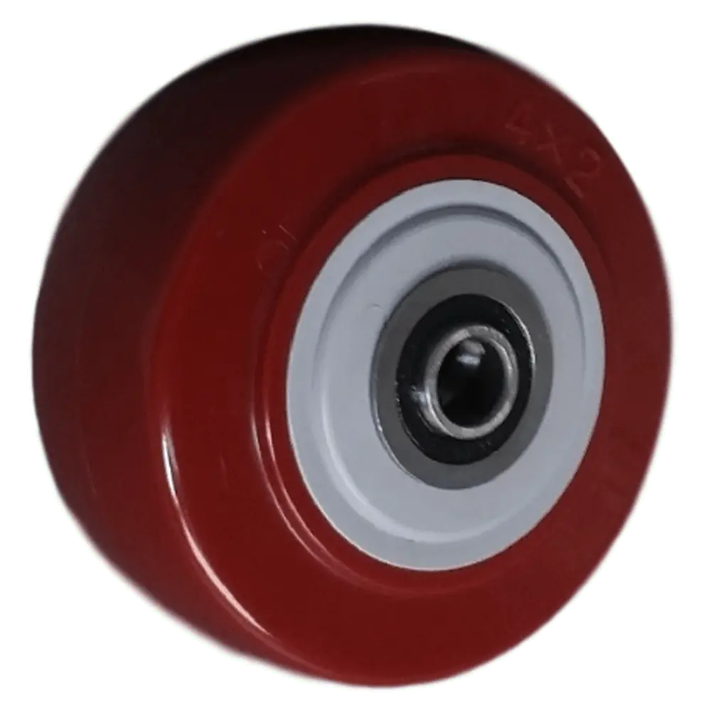 4" X 2" Polymadic Wheel (1/2" Precision Ball Bearing) - 600 Lbs. Capacity 1