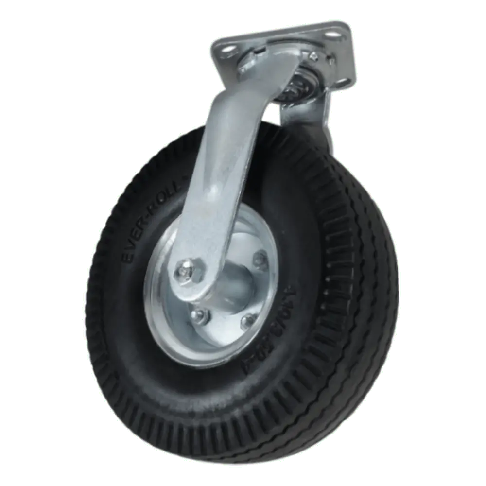 10" X 3" Ever-Roll Flat Free Wheel Swivel Caster - 280 Lbs. Capacity 1