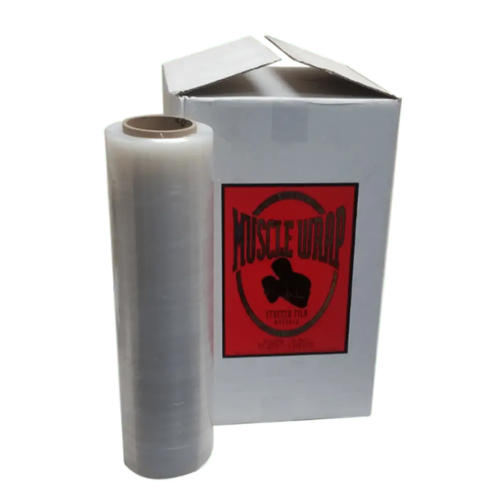 Heavy Duty Stretch Wrap 1 Case (4 Rolls) 18In X 1500Ft Clear 1