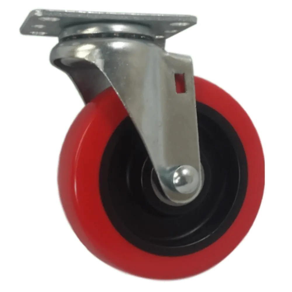 5" X 1-1/4" Poly-Pro Wheel Swivel Caster - 300 Lbs. Capacity 1
